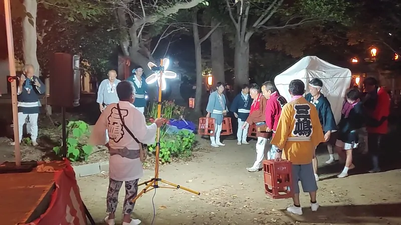 お神輿のお宮入り