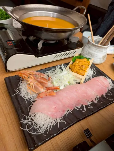 （おまけ２　雲丹しゃぶ食べ納め）