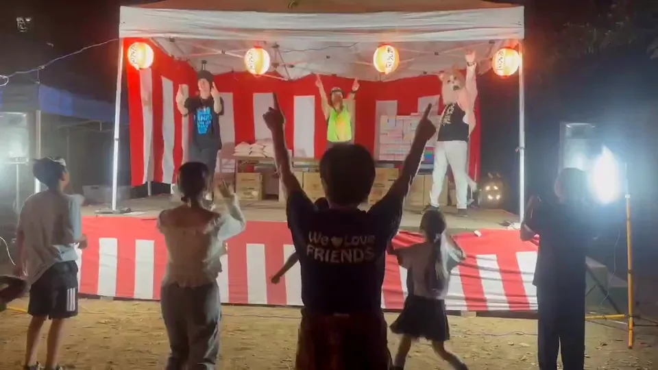 2025年 清水町 智方神社『宵宮祭』 ステージ出演｜ズンとも（ZUNTOMO）& Triple★Star